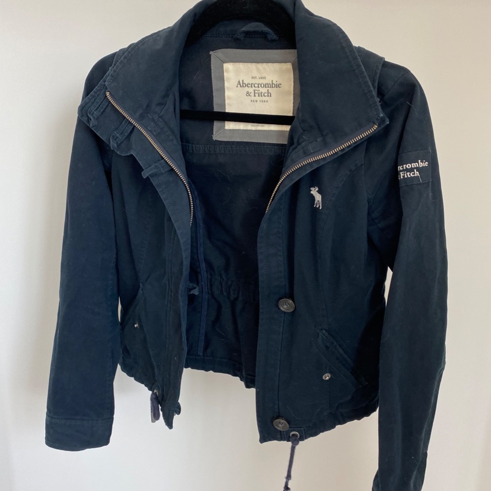 Abercrombie Navy Blue Jacket XS